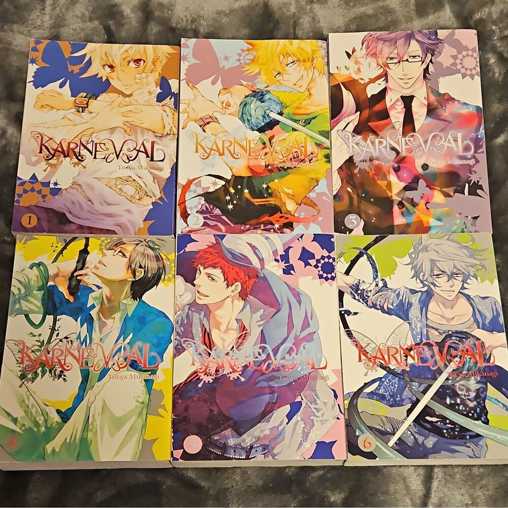 Karneval Manga Series Vol 1-6 Yen Press- English